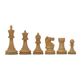 Fischer-Spassky / 1972 World Championship 3.75" Natural Boxwood/Ebony Chessmen